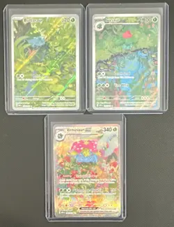 Pokemon 151 Starter Set English Venusaur Blastoise All PC NM+ - Image 3