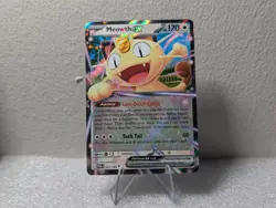 Pokemon Meowth EX Full Art Rare Holo 062/088 POR 170 HP Cat English - Image 1