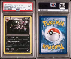 2016 POKEMON BLACK STAR PROMO UMBREON #XY96 HOLO PSA 9 (LOW POP) - Image 3