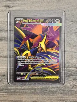 Mega Skarmory EX 106/088 Full Art Ultra Rare Pokemon Perfect Order NM - Image 1