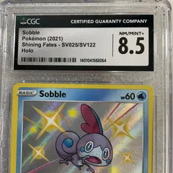 Pokemon Sobble Shining Fates Holo SV025/SV122 CGC 8.5 Cert#1401041568254 NM/Mint - Image 4