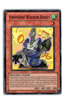 SYMPHONIC WARRIOR BASSES STOR-EN033 UNLIMITED Yugioh TCG LP-MP - Image 1
