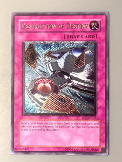yugioh Destruction of Destiny EOJ-EN051 Ultimate rare Unlimite Edition near mint - Image 2