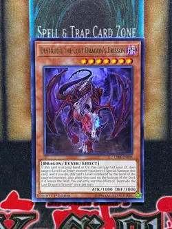 Yugioh Destrudo The Lost Dragon’s Frisson CIBR-EN038 Rare 1st Ed NM - Image 1