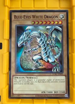Yu-Gi-Oh! Blue-Eyes White Dragon LCKC-EN001 Legendary Collection Kaiba Ultra Ra… - Image 1