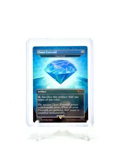 Chaos Emerald (7036) Blue Foil - Lotus Petal - Sonic Secret Lair - Magic MTG - Image 1