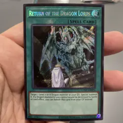 Return of the Dragon Lords LCKC-EN074 Unlimited SECRET RARE NM! +Bonus FREESHIP! - Image 1