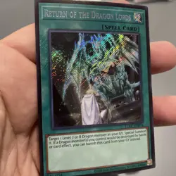 Return of the Dragon Lords LCKC-EN074 Unlimited SECRET RARE NM! +Bonus FREESHIP! - Image 2