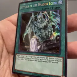 Return of the Dragon Lords LCKC-EN074 Unlimited SECRET RARE NM! +Bonus FREESHIP! - Image 4