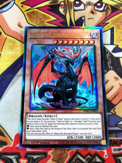 Albion the Shrouded Dragon ra05-en019 (NEW) Ultimate Rare Yu-Gi-Oh! - Image 1