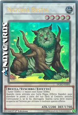 NATURIA BESTIA • (Naturia Beast) • Ultra R • DUPO IT091 • 1Ed • Yugioh ANDYCARDS - Image 1