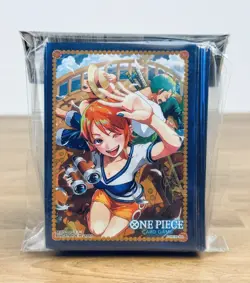 One Piece Nami Official Card Sleeves Vol.8 (70ct) Bandai Orig. NEW/SEALED - Image 1
