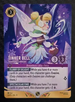 Disney Lorcana - Tinker Bell Snowflake Collector ( Promo) 33/P3 - NM - Image 1