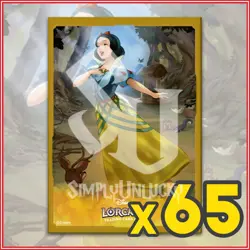 Disney Lorcana TCG: Snow White 65 Sleeves | Official Ravensburger - Image 1
