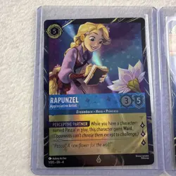 Disney Lorcana Festival of the Arts Rapunzel Donald Duck EPCOT Promo Set Sleeves - Image 2