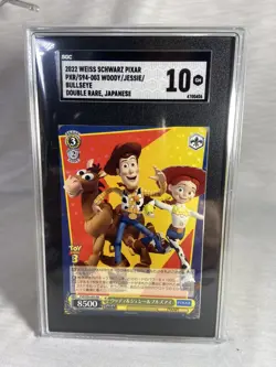GRADED DISNEY PIXAR CARD, TOY STORY 3, 2022 WEISS SCHWARZ RR SGC 10 GM - Image 1