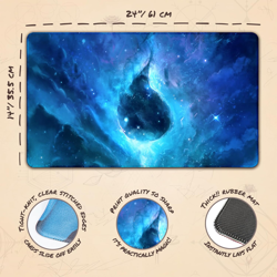 Island Ethereal Mana (Stitched) - MTG Playmat - Compatible with Magic the Gather - Image 4