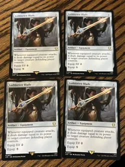 MTG - 4x Lothlorien Blade - Lord of the Rings - LOTR - NM - Near mint Playset - Image 1