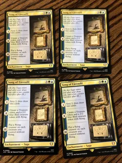 MTG - 4x Song of Earendil - The Lord of the Rings - NM - Playset - Image 1