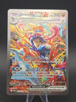 Pokemon TCG Greninja ex 214/167 - Twilight Masquerade Special Illustration Rare - Image 1
