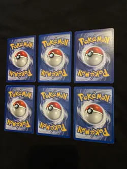 Original Vintage WOTC 1999 Pokemon Cards 1999 Starters Jungle PLAYED - Image 3