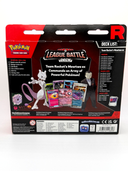 Pokemon TCG Team Rocket’s Mewtwo ex League Battle Deck Sealed New - Image 2
