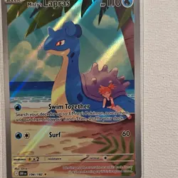 Pokemon Misty's Lapras Illustration Rare Holo 194/182 Sv10 Destined Rivals - Image 1