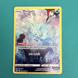 Pokemon Manaphy GG06/GG70 Crown Zenith Galarian Gallery Holo Ultra Rare 70 HP - Image 1