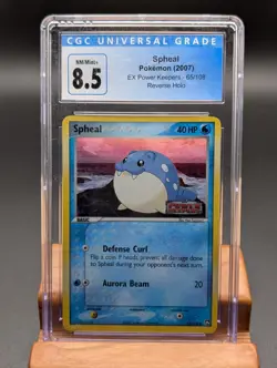 2007 Pokemon EX Power Keepers Spheal Reverse Holo #65 CGC 8.5 - Image 1