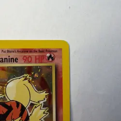 Blaine's Arcanine Holo Rare Card Pokemon Gym Challenge 1/132 NM Pokemon TCG - Image 4