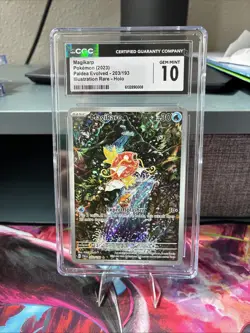 Pokemon TCG Magikarp Paldea Evolved 203/193 Illustration Rare Holo CGC 10 - Image 1