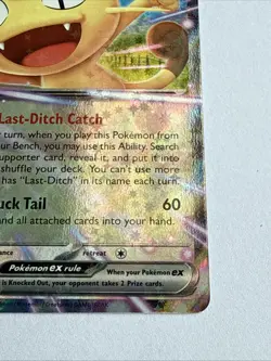 Pokemon TCG Meowth ex Full Art Holo 062/088 170 HP English Basic - Image 3