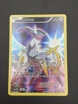 Pokemon TCG Arceus Full Art Holo Black Star Promo Card XY116 - Image 3