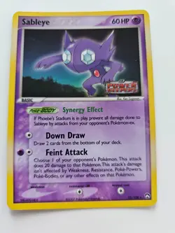 Pokemon Sableye Reverse Holo Power Keepers 22/108 LP - Image 1