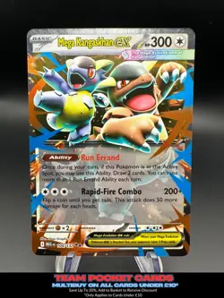 Mega Kangaskhan Ex 104/132, Mega Evolution, Pokemon, NM - Image 1