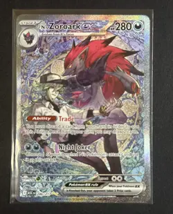 Pokemon TCG N's Zoroark EX 286/217 Ascended Hero’s Special Illustration Rare NM - Image 3