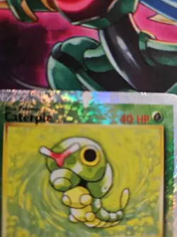 Pokemon TCG Caterpillar (69/110) Reverse Holo Card Legendary Col (Damaged) - Image 2
