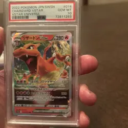 Pokemon TCG Charizard VSTAR Japanese Edition 014/172 PSA 10 - Image 1