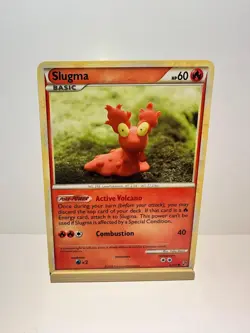 Slugma 67/90 Common HGSS Undaunted Pokemon Lightly Played - Image 1
