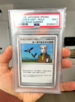 Pokemon Professor Oak's Visit Summer Battle Road Japanese Promo PSA 9 MINT - Image 1
