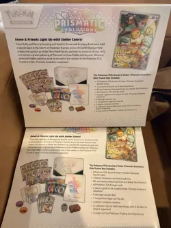 LOT OF 2 Pokemon TCG Prismatic Evolutions ETB FACTORY SEALED & NEW - Image 2