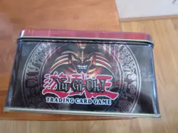 VTG Yu-gi-oh! 1996 Vintage Collectable Tin & Lid Dark Magician Empty - Image 2