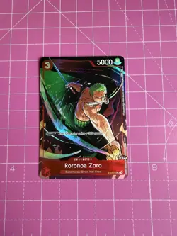One Piece TCG Roronoa Zoro (Gift Collection 2023) Alt Art ST01-013 - Image 1