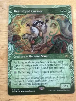 Keen-Eyed Curator Showcase FOIL #322 | BLB Bloomburrow | MTG | - Image 1