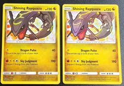 Pokemon TCG Shining Rayquaza Card Shining Legends 56/73 Holo Excellent Condition - Image 3