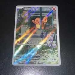 Pokemon TCG Scarlet & Violet Charmander 044 Holo Promo Card - Image 1