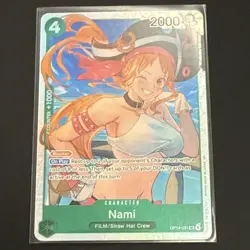 One Piece Card Game Nami OP14-031 Blocker Holo Character Standard Size EN - Image 1