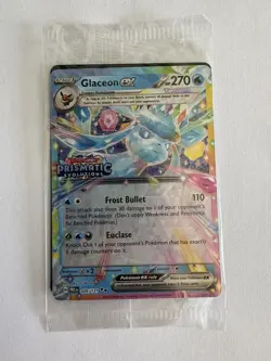 Glaceon ex 026/131 Prismatic Evolutions Stamped Promo Pokemon Card SEALED - Image 2