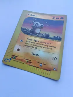 Cubone 72/147 Aquapolis Reverse Holo Common e-Reader Card EX/LP - Image 2