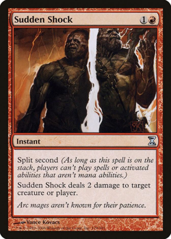 MTG magic 1x Sudden Shock (M/NM) Time Spiral - Image 1